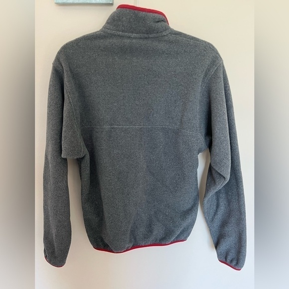 Patagonia Synchilla Snap Pullover Mens XS Gray/ Red - Picture 4 of 7